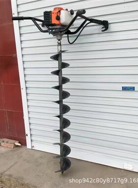 地钻挖坑机支架式坡孔光伏YCI打孔钻山机地面打洞钻孔机油螺柴旋