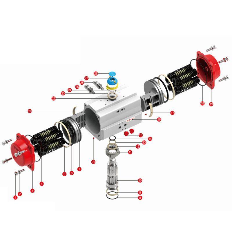 惠执州厂执269气动行器工S92S93单作用双作用活塞式气缸行器