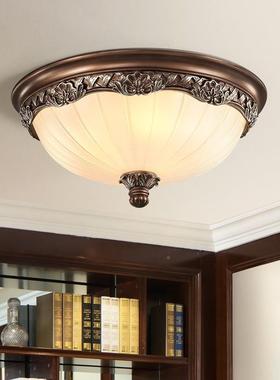 美式卧室16108吸顶灯法式玄复古奢华式过欧道关阳台灯走书廊房LED