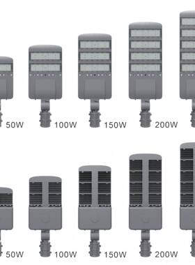 厂家直销50W10W150W200W50W3002W户0外水防LED可HMB调路灯头乡村