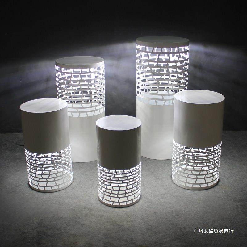 婚庆道具台铁艺发光雕圆柱体甜品镂空花蛋糕桌婚橱窗礼展10091546,节庆用品/礼品,陪嫁用品套装,淘宝优惠券,粉丝福利购,淘宝优惠卷