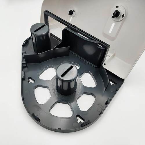 免孔浴室纸巾盒大盘纸酒店双卷大卷打纸盒商PPJ卫生间用壁挂纸巾