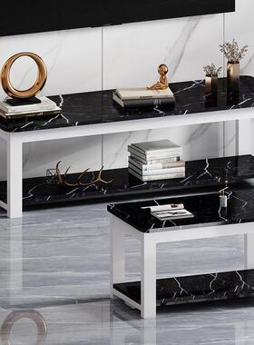 电视柜长茶几组合简约现代小户型条矮桌出租出租屋桌房EJD客厅子