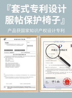 摇四季通用摇躺坐垫靠背一体FVI午睡午休椅椅垫子加厚椅子懒人椅