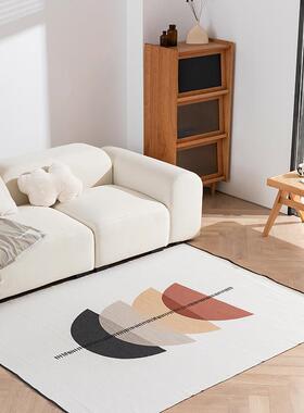 毯1502060棉线双X面可用提花卷茶边地垫客厅几大地儿童房床边地毯