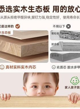 EWW实木书柜储物柜一体靠墙书架转角收地纳置物架家厅不占用客展