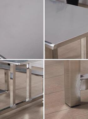 30不42369锈餐桌钢椅学校餐厅公司工厂员工食堂加固连椅体快餐桌