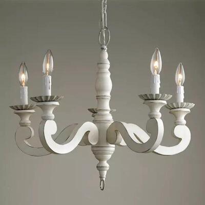 RH美乡式村简木艺灯吊法式创意53515客厅餐厅卧室公主约房衣帽间