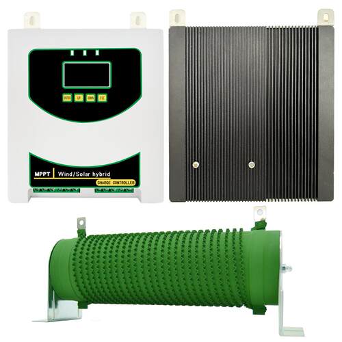 双路MPPT风光互补控制器12V24V48V500W到3000W风机光伏储能充电