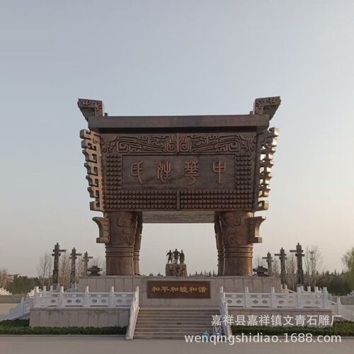 青石仿古石鼎方形石雕鼎摆放位置雕刻石头鼎炉 石鼎结构