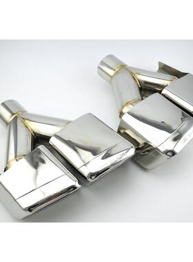专用于奔驰W212E200E260E300LS63改E63尾喉奔驰尾咀四出尾嘴