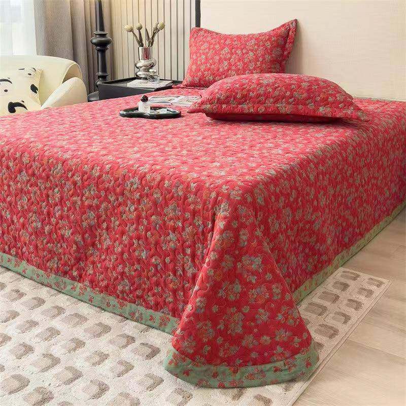 A类复古全棉色织双层纱床盖可机洗绗缝双人床盖双层纱床盖三件套,机械设备,其他机械设备,淘宝优惠券,粉丝福利购,淘宝优惠卷