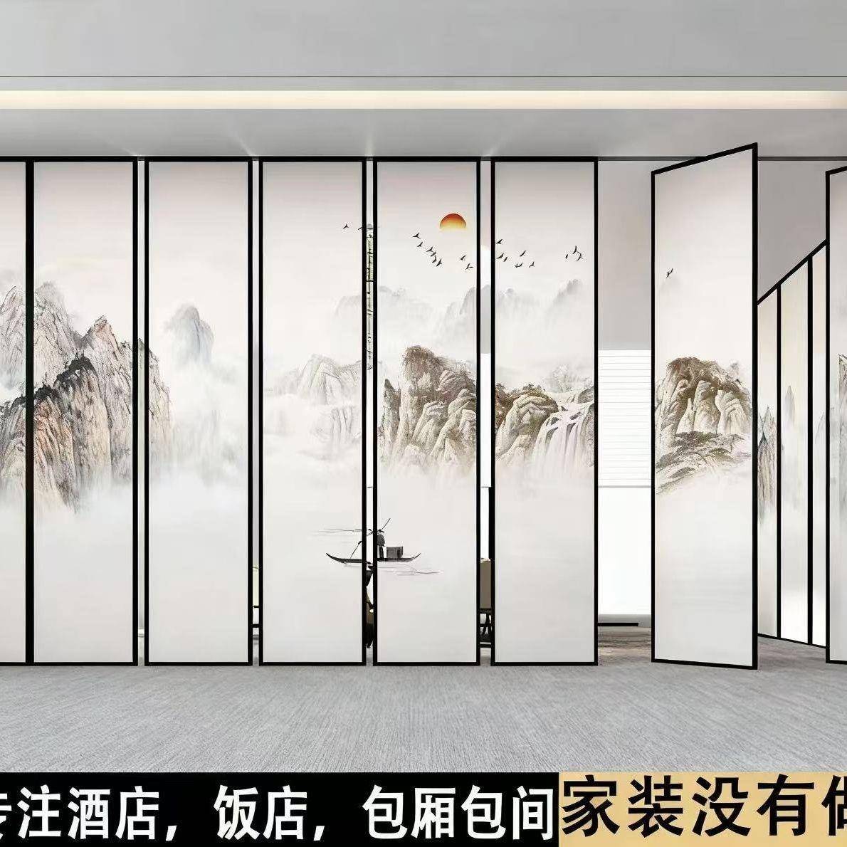 酒会活动隔断墙宴厅包厢985隔音办公室舞蹈教室移动屏拉风店折叠