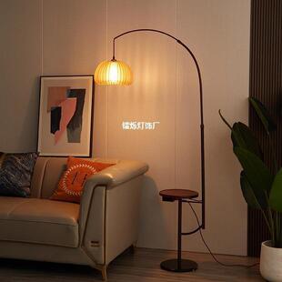 美式复古瓜置物发落地灯装2025新款客厅ELL沙旁氛围灯中古饰南立