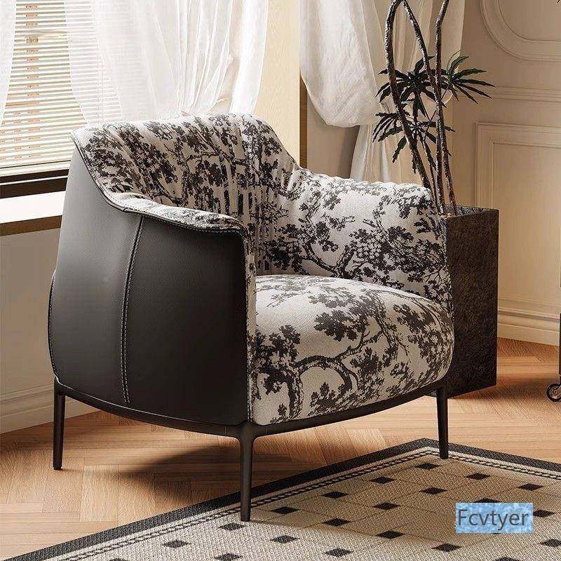 锴引老虎式椅法复996古单沙椅家用设计师阳台单沙人发客厅懒人发休闲,影音电器,DIY配件,淘宝优惠券,粉丝福利购,淘宝优惠卷