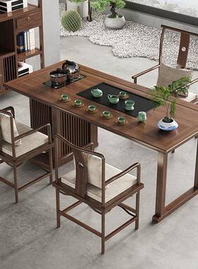 新中式几实木小户型阳台桌现代简约茶家用客厅客厅2茶MZY025新款