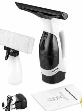 ◌242820W白色无绳清可充自动便携式玻璃洁器擦窗器，带2电00