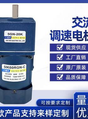 5I60RN交流减G机速电单548相异步60W永磁可调速马达自动化设备带