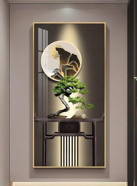 新式玄中客关装饰挂画迎廊松轻奢走过道壁画现代CY326005简约入户