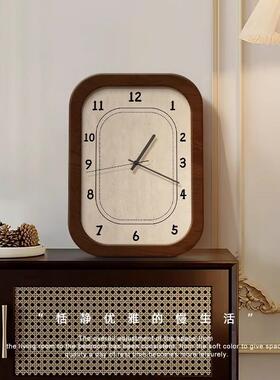 hot中2古风静钟客厅205新款复古58580创意挂钟音钟表餐厅挂墙时艺