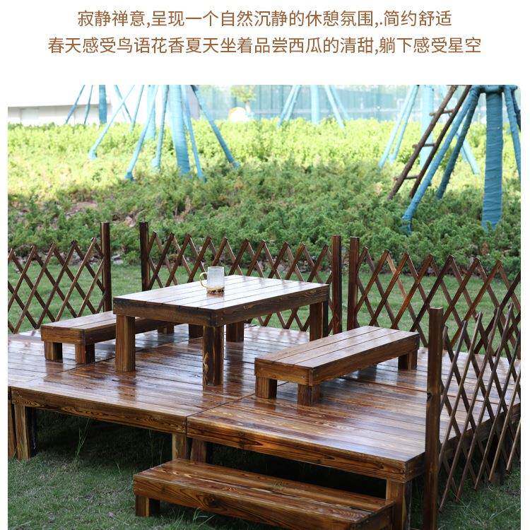 户外防腐木台庭院榻露台花园阳台榻米地地面铺设室551外平台碳化