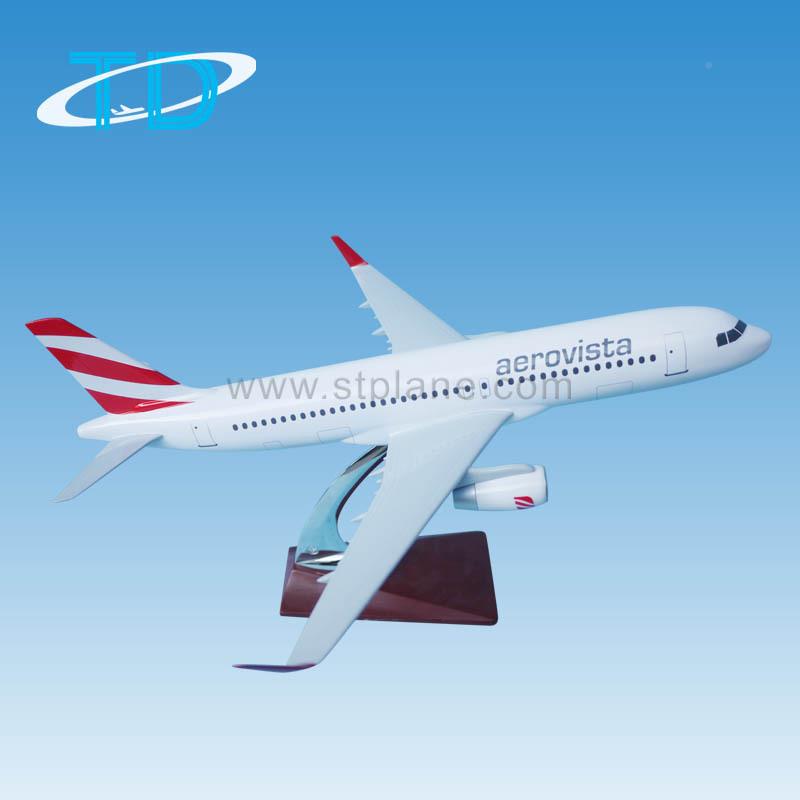 厂家直销Aervist涂a装A320oneo仿真比脂例1/100树飞机A320neo模型