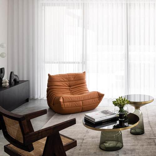 北欧毛毛虫懒人togo沙发单人阳台休闲椅设计师网红躺椅榻榻米沙发