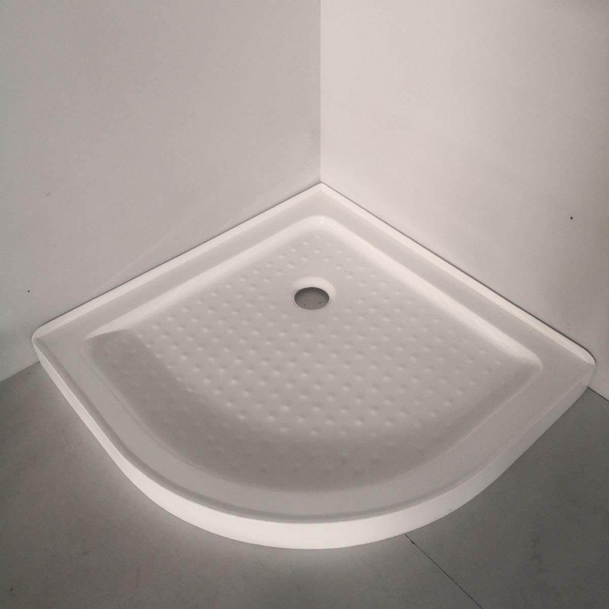 家用扇形淋浴房底座带挡水边澳洲新西兰款式卫生间防水墙