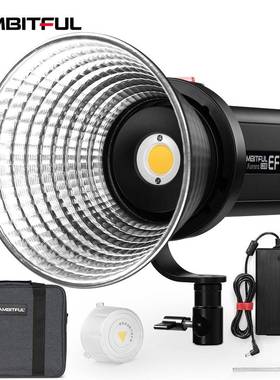 Ambitful志捷EF100直播补光灯LED常亮灯100W直播间柔光拍照打光灯