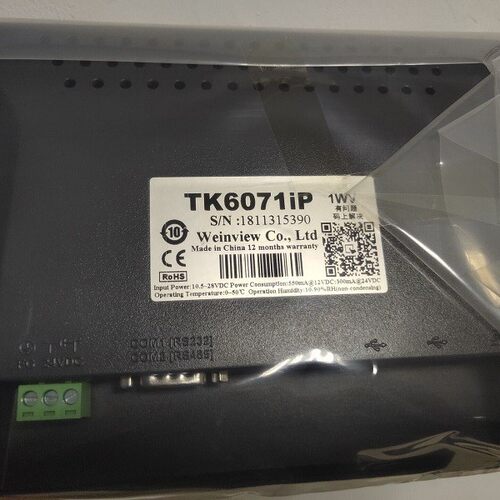 威纶通TK6071iP人机界面触摸屏