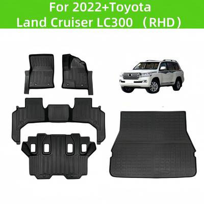 TPEcarfloormatsfor2022+LandCruiserLC300RubberFloor