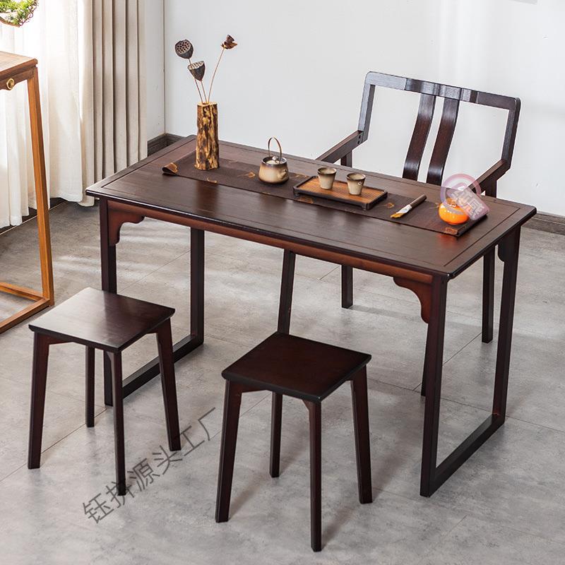 茶桌椅组装合新中办公室功夫实木茶几套一式体家用户型茶XBC桌椅