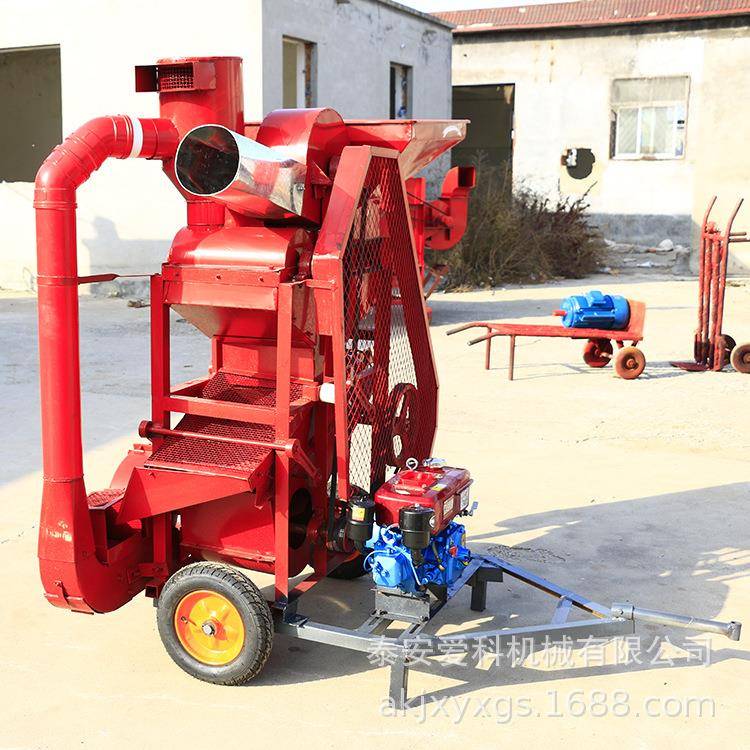 非洲家生剥UDG壳机电用两用柴花生脱粒机出口各型号花生打果机花