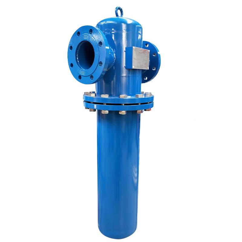 缩过滤器法兰水式新款空压机油分离器气泵气法兰过滤压机空净化器