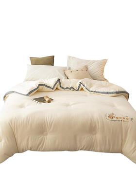 J6DA生姜2暖被子冬被00x20绒春天F766H557棉被加厚保暖2米x2米被