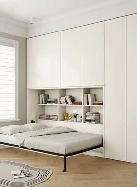 钉制多功能组合隐形侧翻书桌小户隐型一衣折叠床藏壁体床墨XBW菲柜床