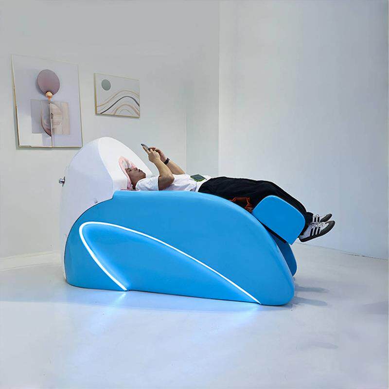 全自动智电动按摩洗头理发店能美发冲床床水发廊水循环头疗AM46熏