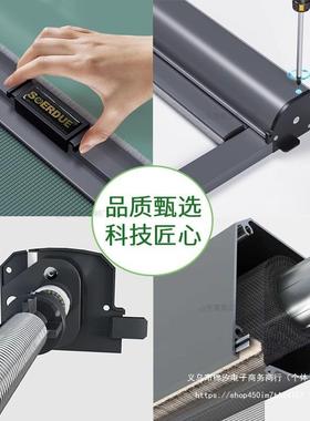 回卷透纱门高清锈高GDO隐形刚网防蚊猫鼠金抓304不钢卷帘纱窗免打