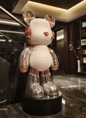 创意DJ酒熊带音响型落地UDO摆件厅电视柜店大堂别墅家居客装饰大