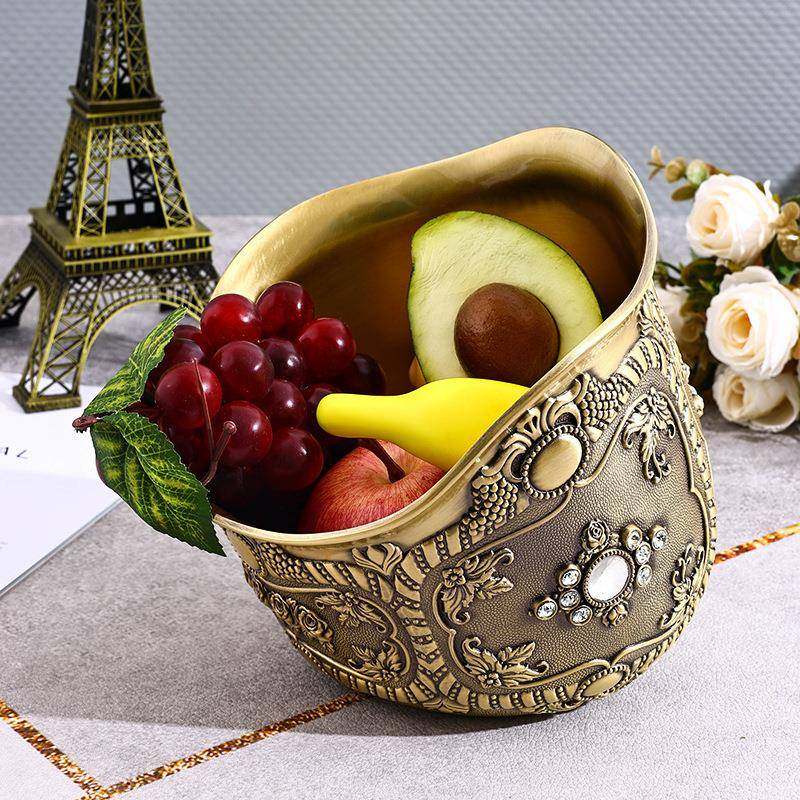 欧式复古斜口碗酒家桌面茶多功能果628皮居垃圾碗吧桶高档几装饰,家庭/个人清洁工具,垃圾桶,淘宝优惠券,粉丝福利购,淘宝优惠卷