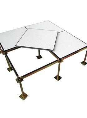 防静电地板机房全钢高架*空pvc活动抗静电地板293学校60060h0l地p