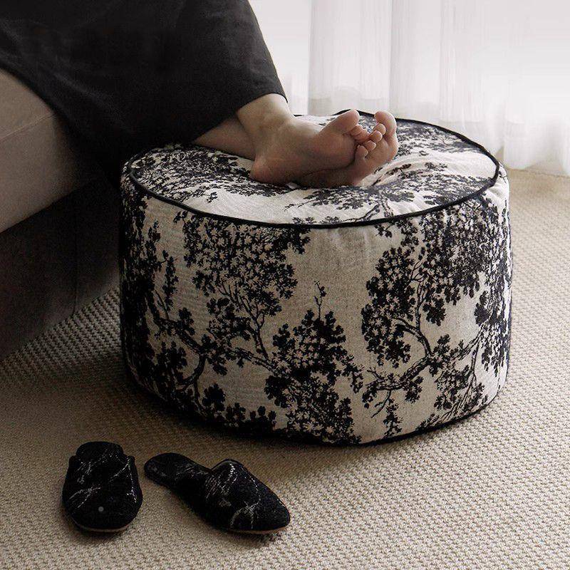 代栖人STNdisAW居潮坐墩茶几刺绣简约客厅家水用小户型现懒意式沙