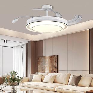 隐形风扇灯带照明和控353功能的天花板风扇吊扇灯LEDCnei遥ligFan