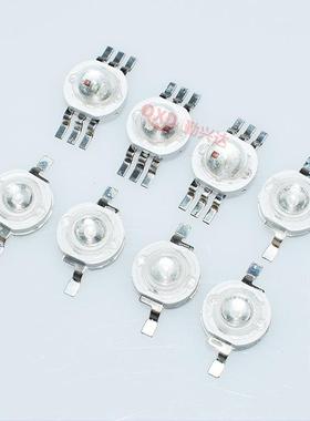 1W/W灯大功率VTQ光ledB灯珠RG红光黄蓝光绿光黄光贴片流明高亮珠