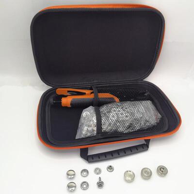 35件不锈钢螺丝力大白扣按0扣VXA套装大钳按扣安工具套件装打孔功