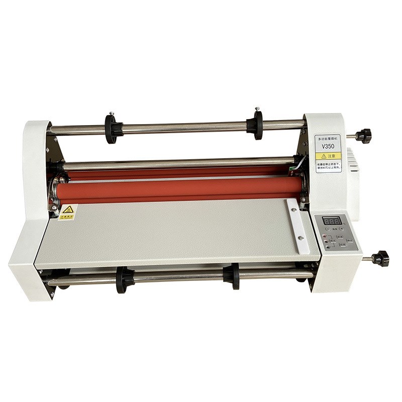 V350自动覆膜机过塑机冷裱机相片热裱机A3压膜机塑封机双面腹膜机