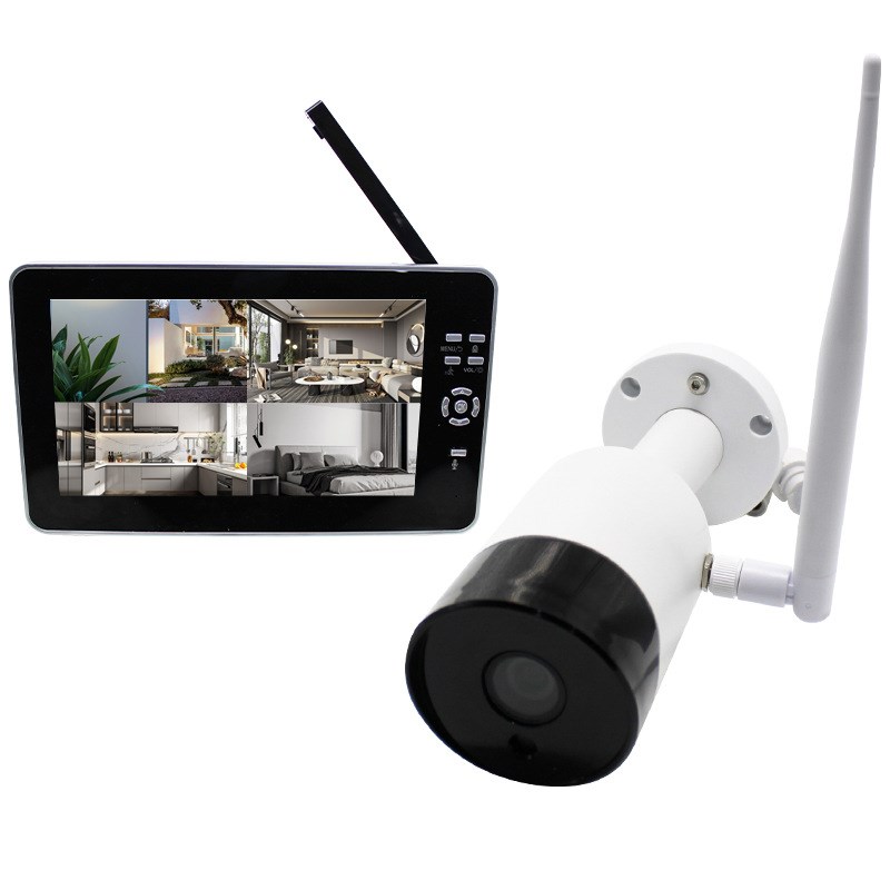 wireless nvr kit 200万 2MP 4路 7寸无线NVR套装夜视