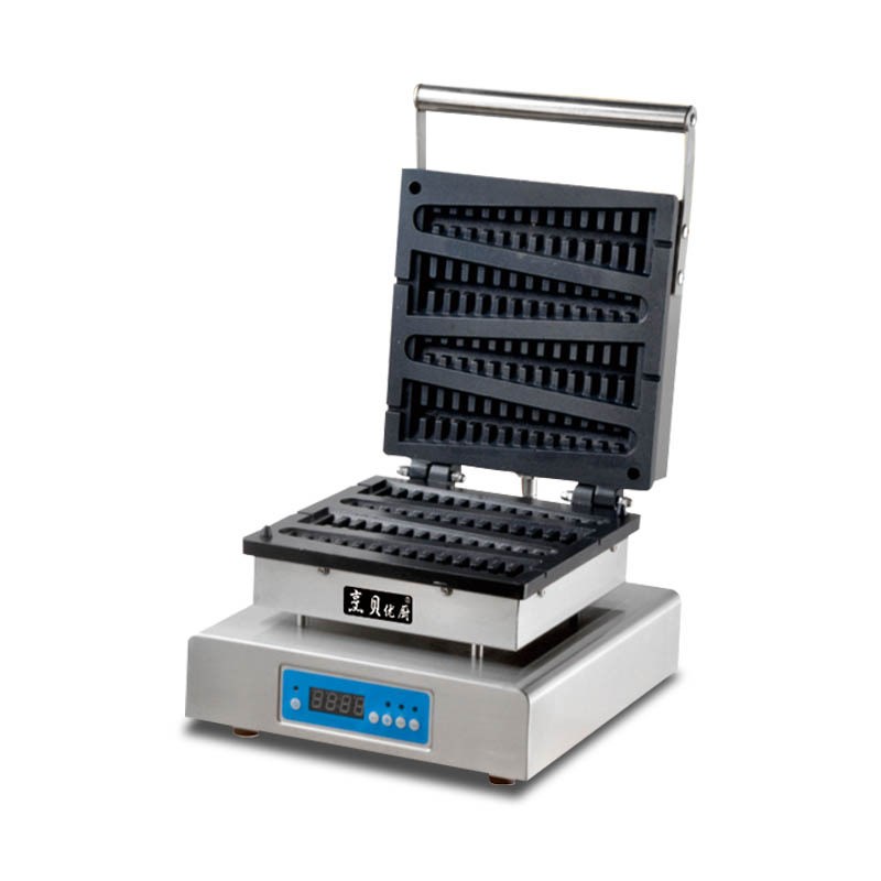 商用四格松树机数码华夫炉松树型松饼机鱼骨机圣诞树饼机小吃设备