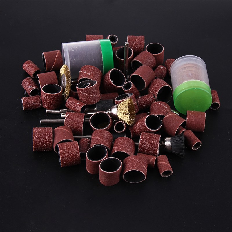150PC电磨配件套装 打磨抛光 抛光研磨机配件砂圈 切割片钢丝刷