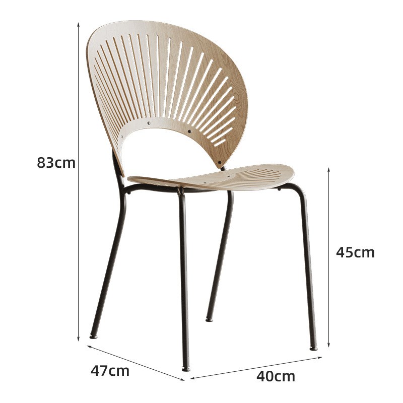 白蜡木罗马柱圆桌网红奶油风实木餐桌家用阳台休闲洽谈桌椅组合